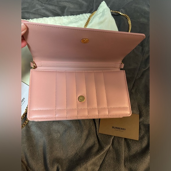 Burberry Lola clutch bag New - baby pink - Picture 3 of 9